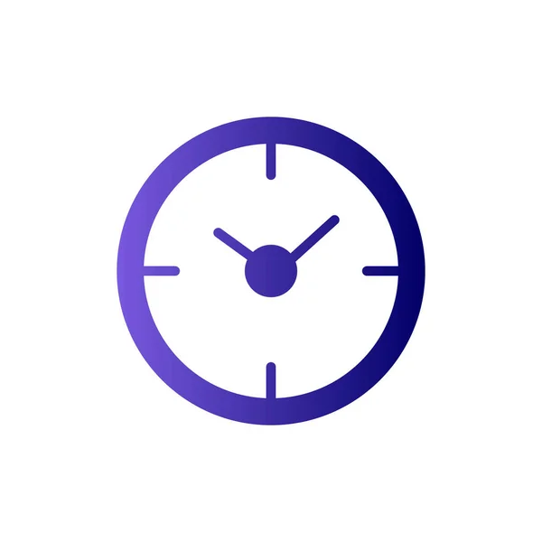 Vector Illustration Clock Icon — Stock Vector