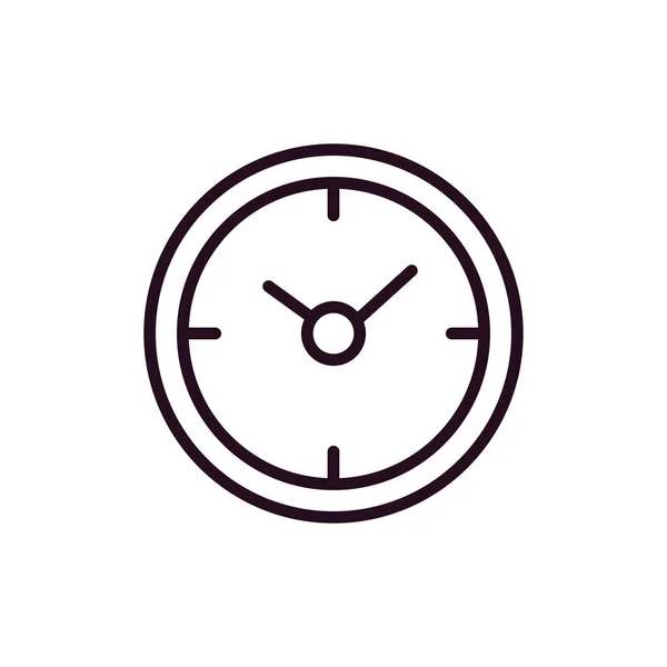 Ilustración Vectorial Del Icono Del Reloj — Vector de stock