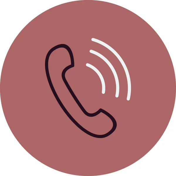 Phone Receiver Vector Icon Illustration Design — Image vectorielle