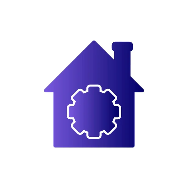 Huis Pictogram Vector Illustratie — Stockvector