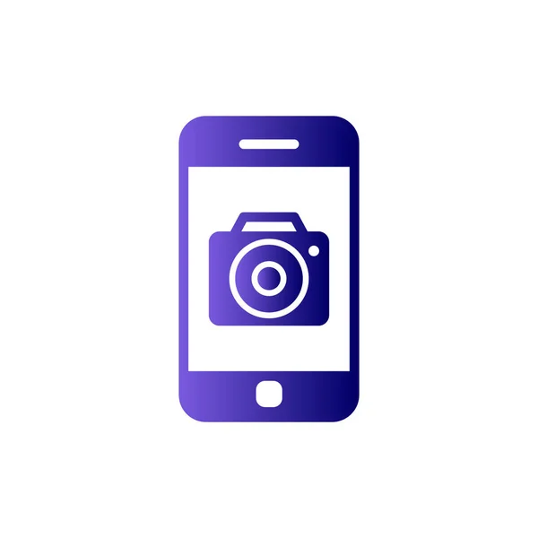 Smartphone Icon Flat Vector Illustration Design — Stockvektor