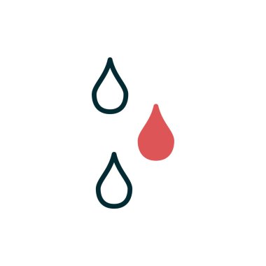 su damlası ikon vektör çizim şablonu