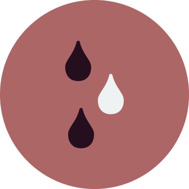 Su bırakma simgesinin vektör illüstrasyonu