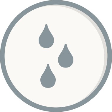 Su damlası. Basit resimleme