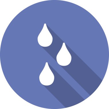 su damlası simgesi, vektör illüstrasyonu