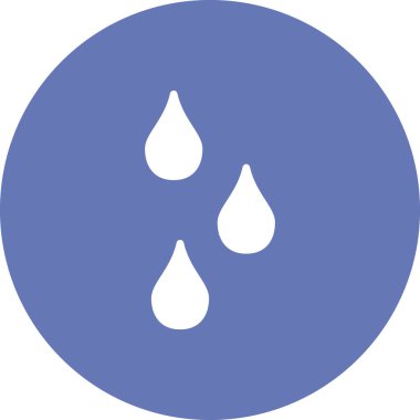 Su bırakma simgesinin vektör illüstrasyonu