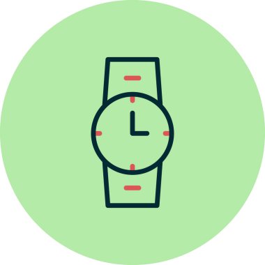 Kol saati. Web simgesi basit tasarım