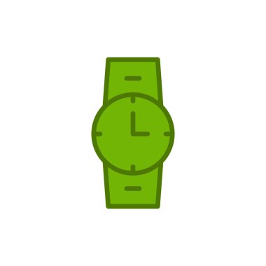 Kol saati. Web simgesi basit tasarım