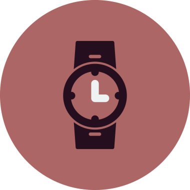 Kol saati. Web simgesi basit tasarım