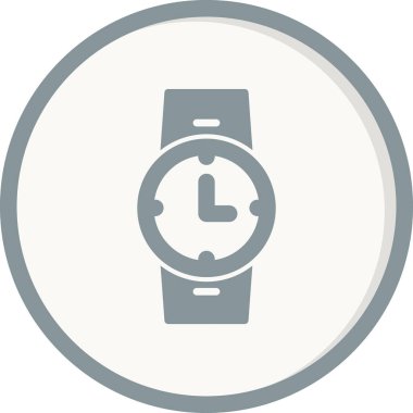 Kol saati. Web simgesi basit tasarım