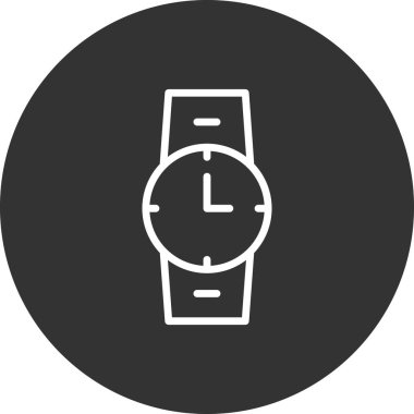 Kol saati. Web simgesi basit tasarım