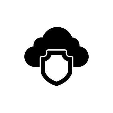 Bulut ağı simgesi. Basit resimleme 