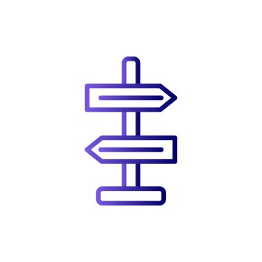 Yönlendirme basit simge, vektör illüstrasyonu