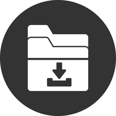 Basit dizin simgesi, vektör illüstrasyonu indir