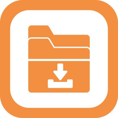 Basit dizin simgesi, vektör illüstrasyonu indir