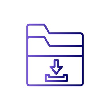 Basit dizin simgesi, vektör illüstrasyonu indir