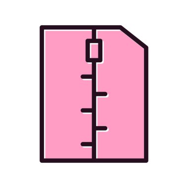 Moda biçimi izole edilmiş arkaplan simgesi