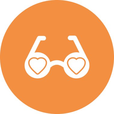 Gözlük. Web simgesi basit tasarım