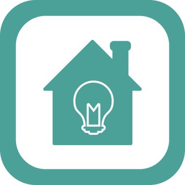 Ampul simgesi, fikir vektör illüstrasyonu