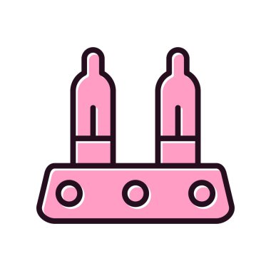 Vektör illüstrasyonu, simge ögesi arkaplanı