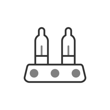 Vektör illüstrasyonu, simge ögesi arkaplanı