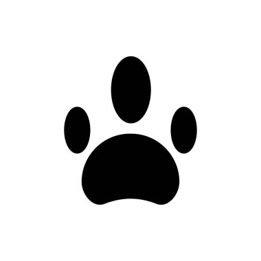 paw icon vector illustratiion