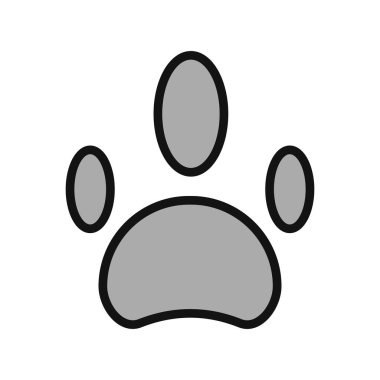 pati simgesi vektör illüstrasyonu