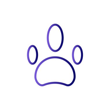 pati simgesi vektör illüstrasyonu