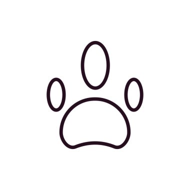 pati simgesi vektör illüstrasyonu