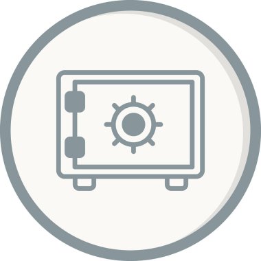 Güvenli kutucuk vektör illüstrasyonu