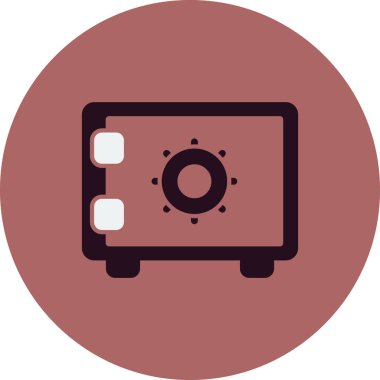 Güvenli kutucuk vektör illüstrasyonu