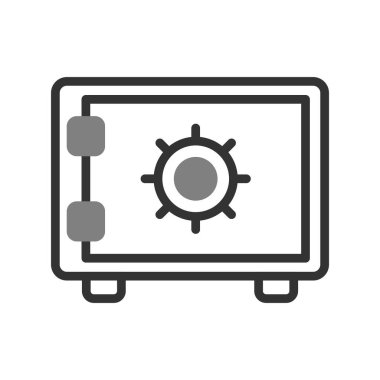 Güvenli kutucuk vektör illüstrasyonu