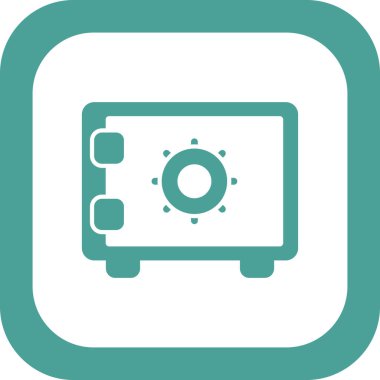 Güvenli kutucuk vektör illüstrasyonu