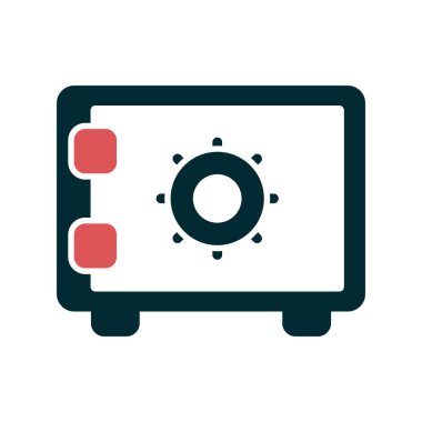 Güvenli kutucuk vektör illüstrasyonu