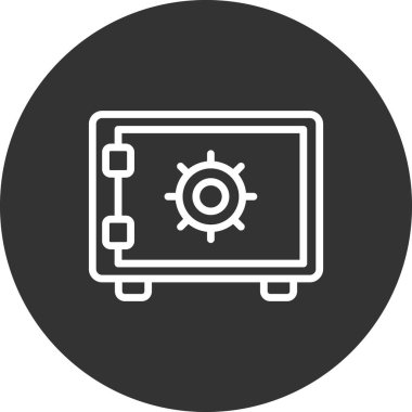 Güvenli kutucuk vektör illüstrasyonu