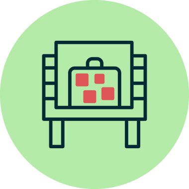 Modern b 'nin vektör illüstrasyonu eksik simgesi