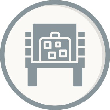 Okul. Web simgesi basit illüstrasyon