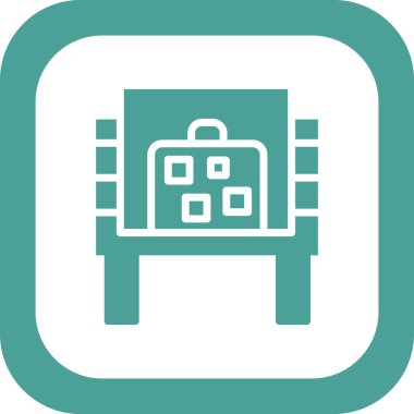 Modern b 'nin vektör illüstrasyonu eksik simgesi