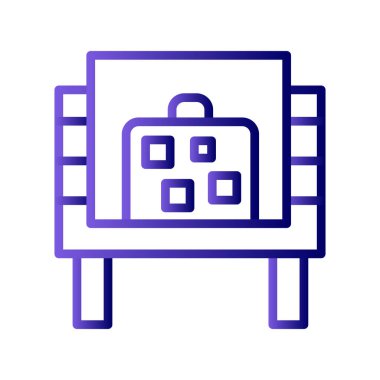 Modern b 'nin vektör illüstrasyonu eksik simgesi