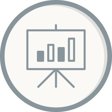 İstatistik simgesi vektör illüzyonu