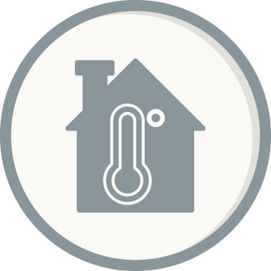 sıcaklık simgesi vektör illüstrasyonu