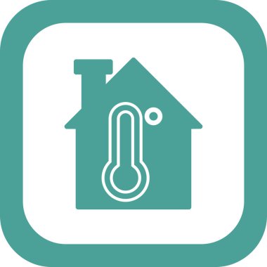 sıcaklık simgesi vektör illüstrasyonu