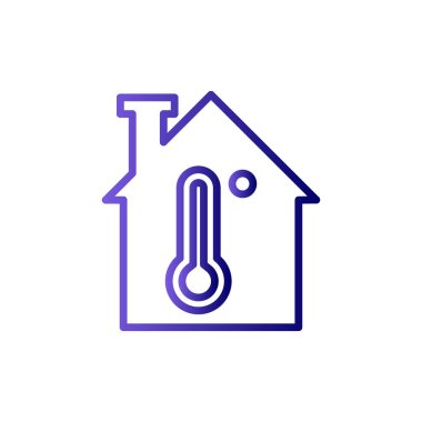 sıcaklık simgesi vektör illüstrasyonu