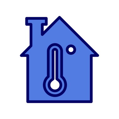 sıcaklık simgesi vektör illüstrasyonu