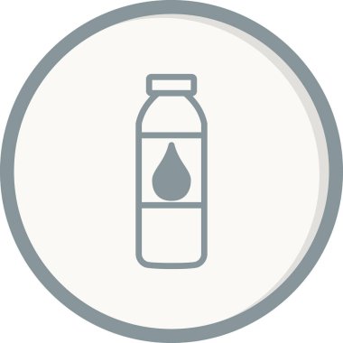 su şişesi simge vektör çizim