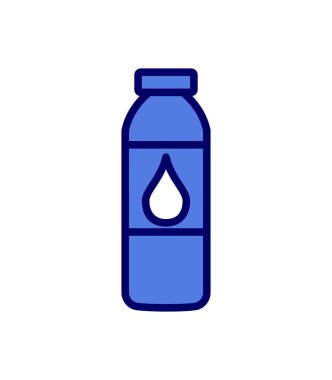 su şişesi simge vektör çizim