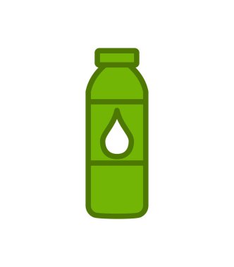 su şişesi simge vektör çizim