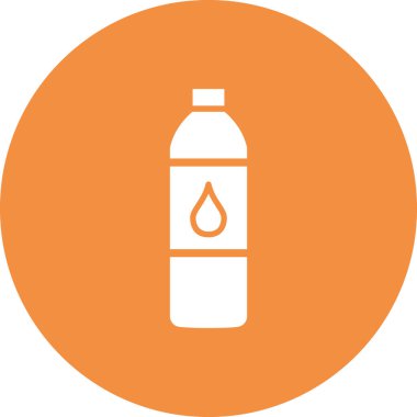 su şişesi simge vektör çizim