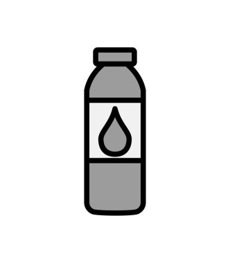 su şişesi simge vektör çizim