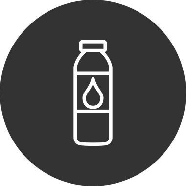 su şişesi simge vektör çizim